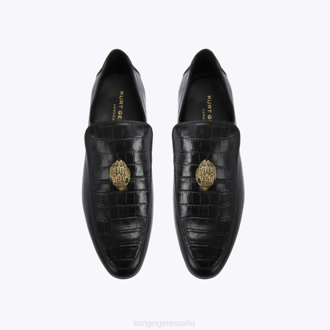 Kurt Geiger hombres cocodrilo hugh eagle de londres 2LPR627 | calzados negro